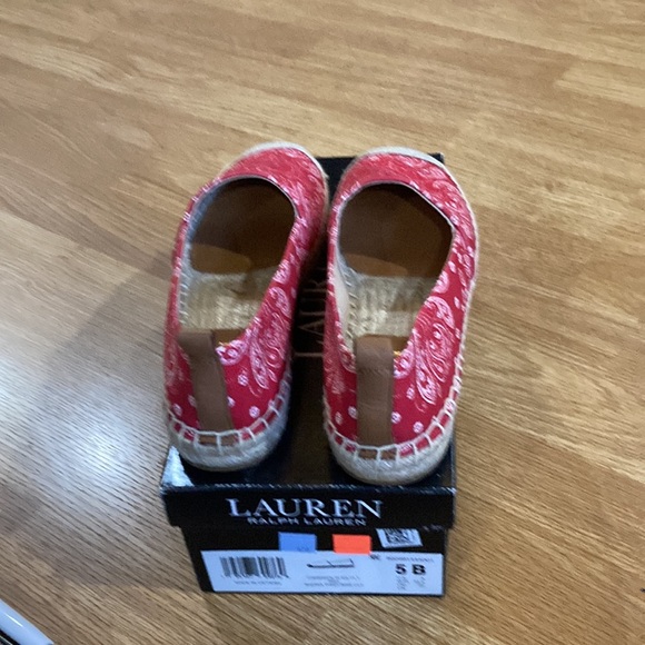 Lauren Ralph Lauren Cameron III Print Canvas Espadrille - Picture 3 of 4